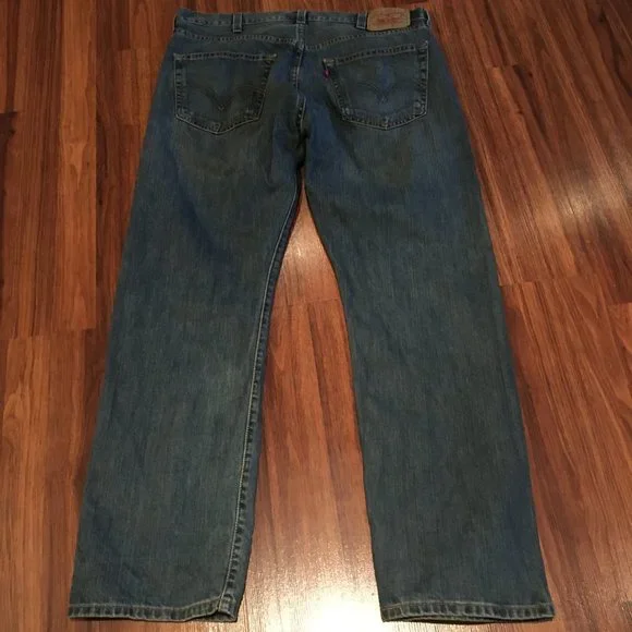 Levi's 501 XX Jeans Mens W38 x L30 Straight Leg Button Fly - Picture 5 of 12